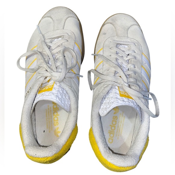 Adidas Gazelle Bold W Womens 8 Grey/Gold - Picture 3 of 9